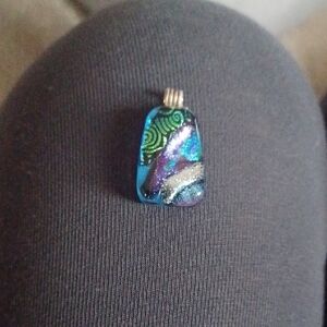 Elegant Multicolor Glass Pendant